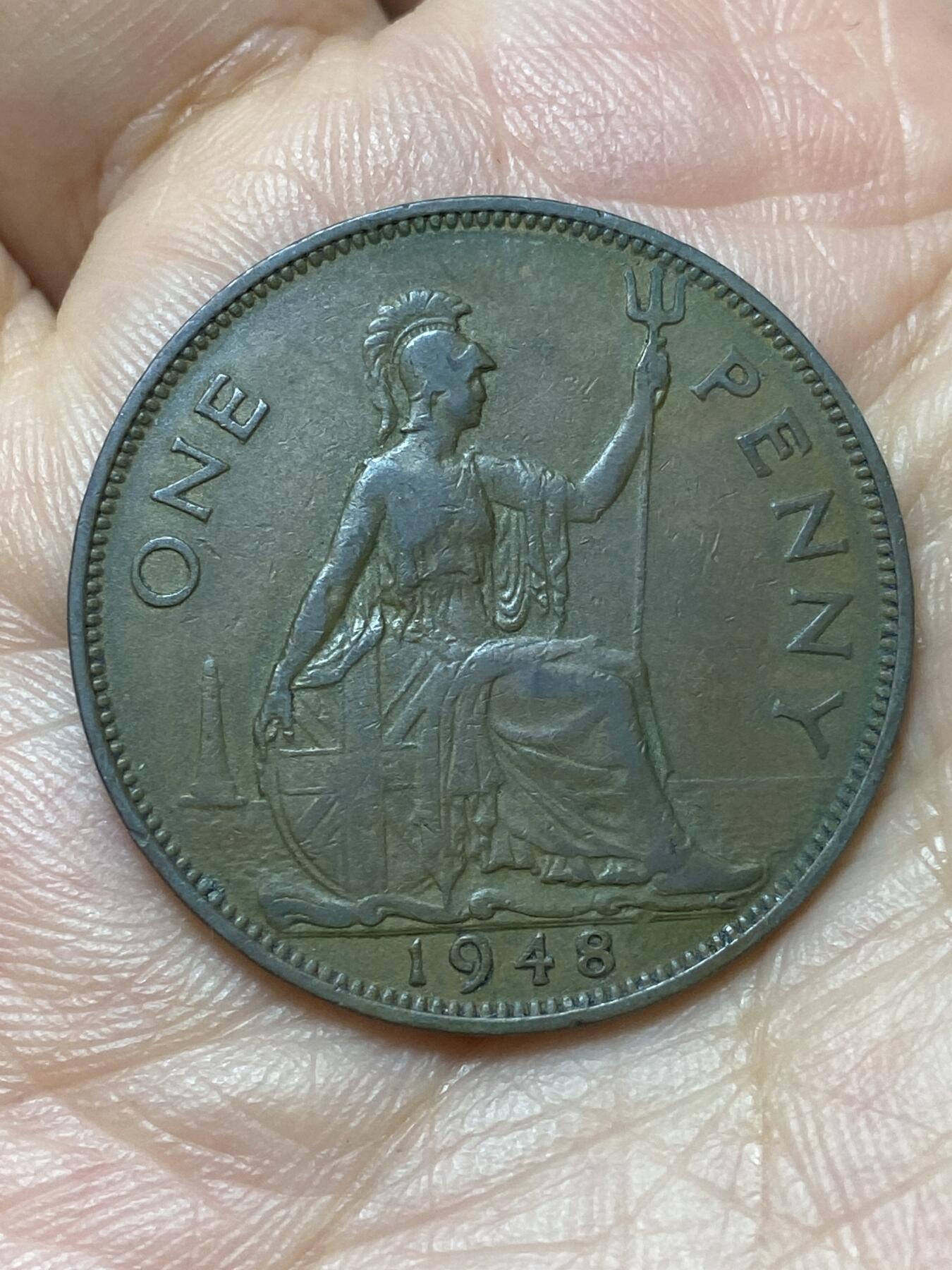 2026年第二十九场(总第一百九十八场）英国一线回流散币新年初九特拍场第一场(免佣金) 英国🇬🇧1948年1便士(乔治六世第一版)