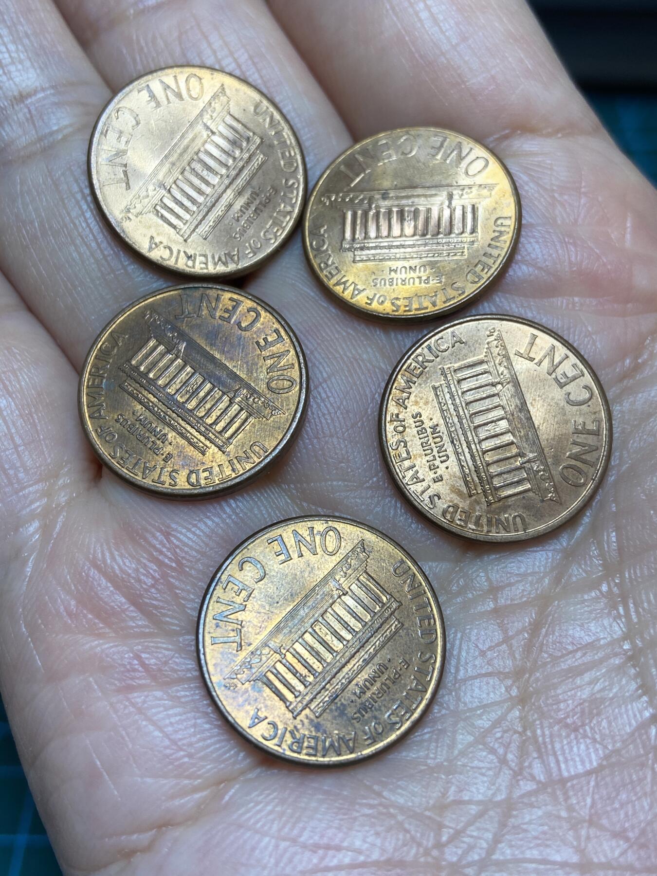 2026年第二十八场(总第一百九十七场）新春初七特拍场(佣金3%最低1元) 原光好品–美国🇺🇸1分5枚：1996年99年2000年(均为D标丹佛厂造)