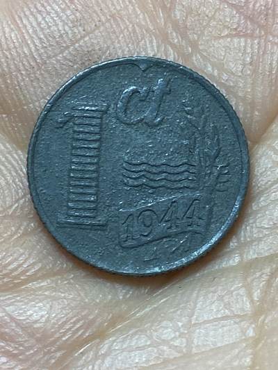 2026年第二十九场(总第一百九十八场）英国一线回流散币新年初九特拍场第一场(免佣金) - 荷兰1944年1分(二战德国占领时期)