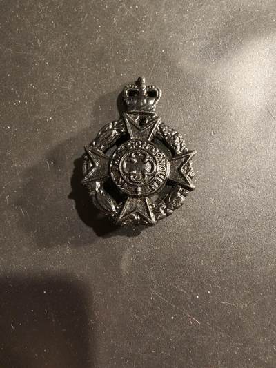 老王徽章第183期 - 英国皇家陆军随军牧师帽徽    女王时期