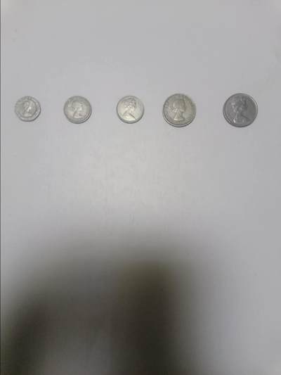 【20260221】非全新纸币和硬币第338场 - 英国5枚硬币