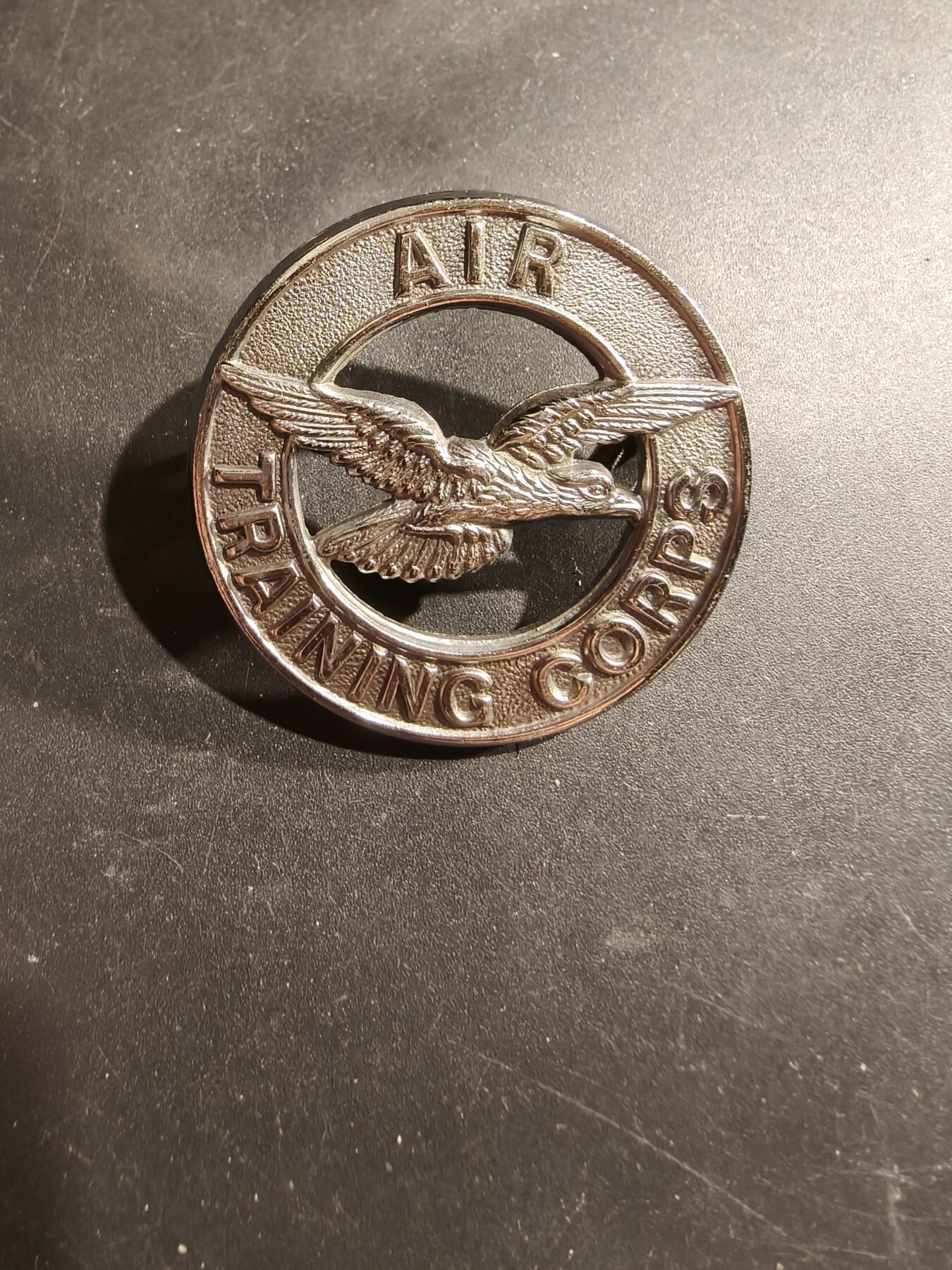 老王徽章第183期 英国空中训练团帽徽    女王时期