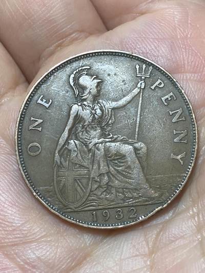 2026年第二十九场(总第一百九十八场）英国一线回流散币新年初九特拍场第一场(免佣金) - 英国🇬🇧1932年1便士(乔治五世第三版)