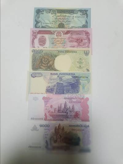 【20260221】非全新纸币和硬币第338场 - 外国6张纸币