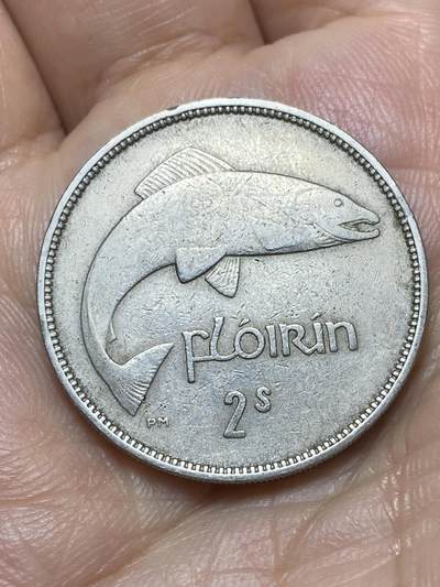 2026年第二十九场(总第一百九十八场）英国一线回流散币新年初九特拍场第一场(免佣金) - 爱尔兰🇮🇪1951年1弗洛林(等值2先令，共和国时期第一套第二版)