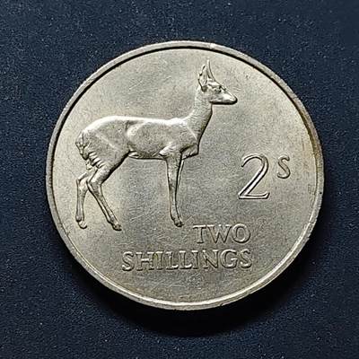 【全场包邮】纯粹捡漏拍504场-更新中 - 赞比亚1966年2先令