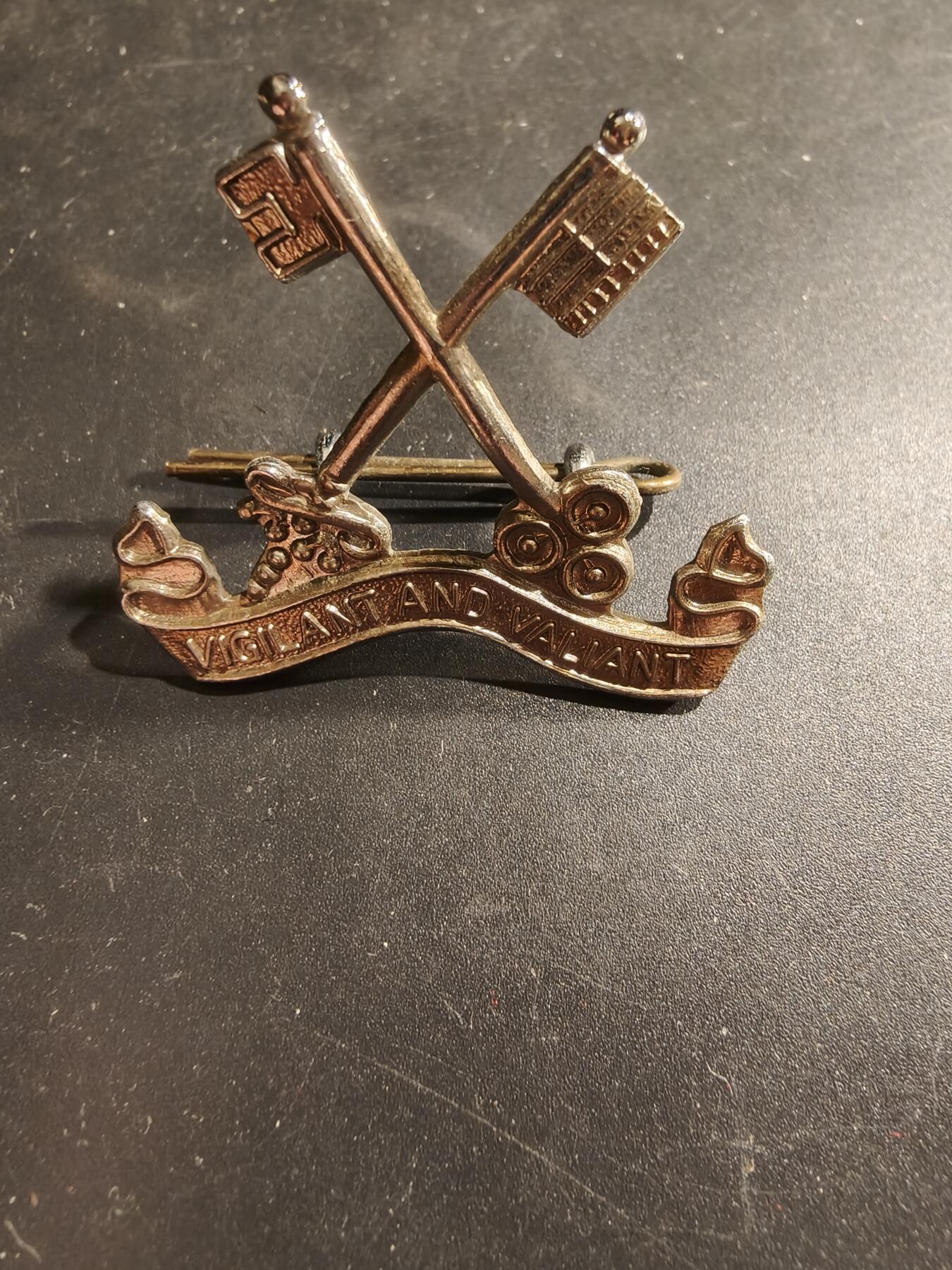 老王徽章第183期 英联邦南非第3步兵团帽徽    一战时期