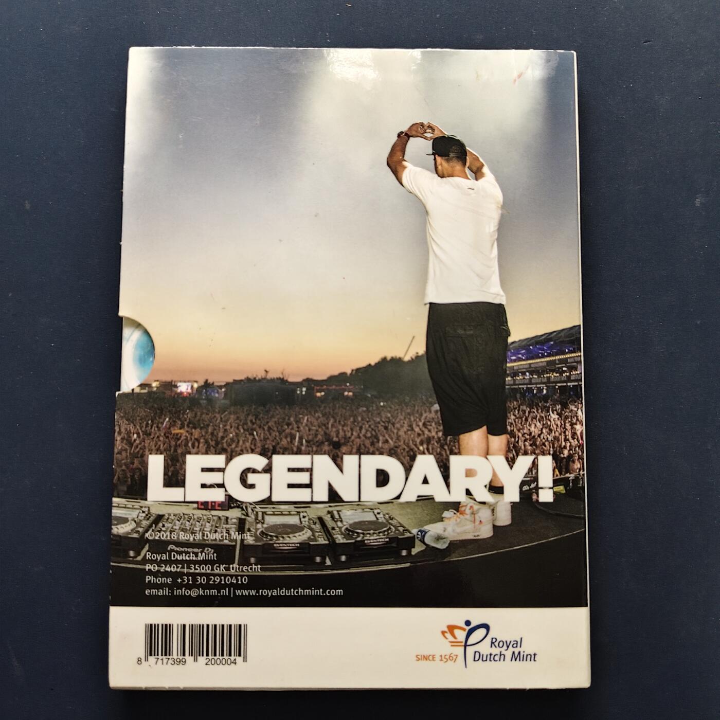 【全场包邮】纯粹捡漏拍504场-更新中 【纪念章】荷兰著名的DJ和音乐制作人Afrojack精制卡册纪念章-荷兰皇家造币厂官方发行