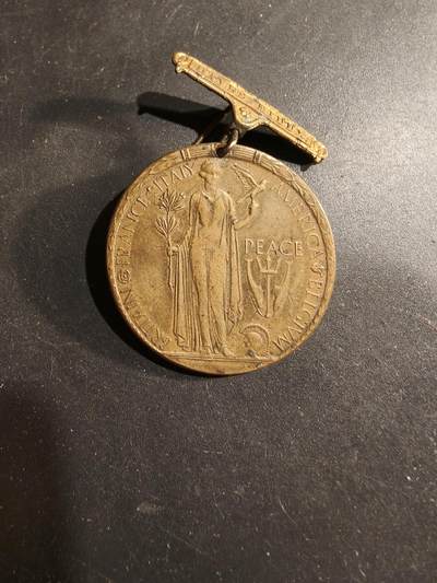 老王徽章第183期 - 英国一战和平纪念章