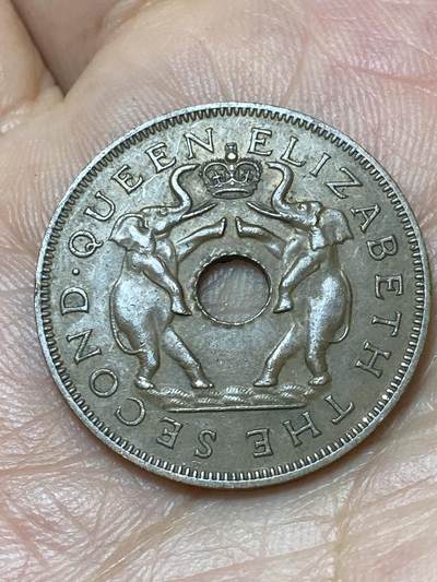 2026年第二十九场(总第一百九十八场）英国一线回流散币新年初九特拍场第一场(免佣金) - 英属罗德西亚和尼亚萨兰1956年1便士(伊丽莎白二世时期)