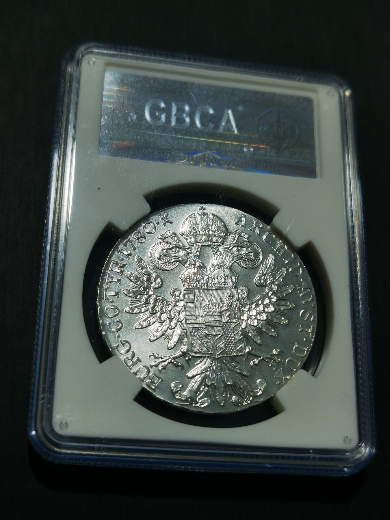 天下钱庄专场欢迎参拍 奥匈帝国大奶妈银币，官方后铸