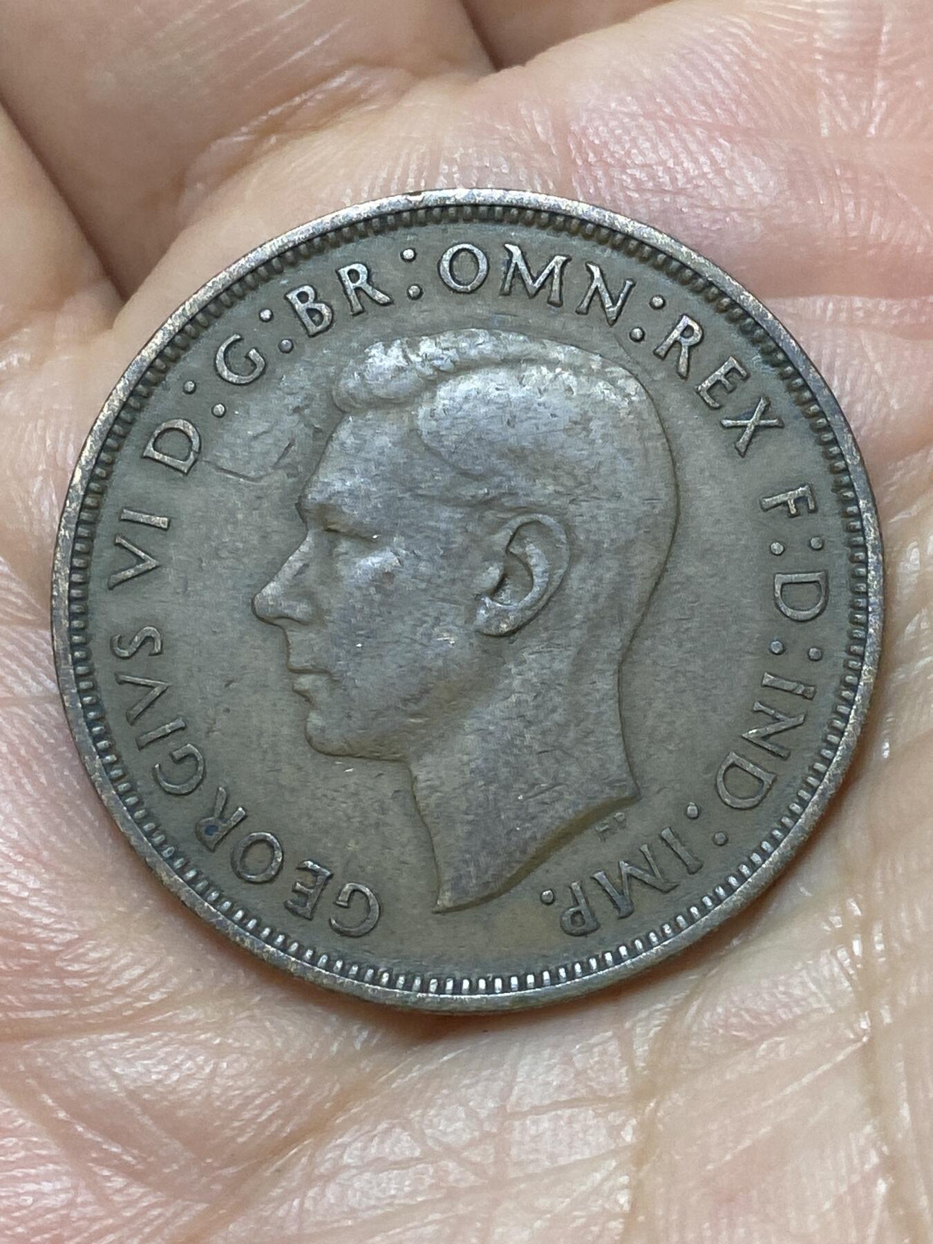 2026年第二十九场(总第一百九十八场）英国一线回流散币新年初九特拍场第一场(免佣金) 英国🇬🇧1938年1便士(乔治六世第一版)