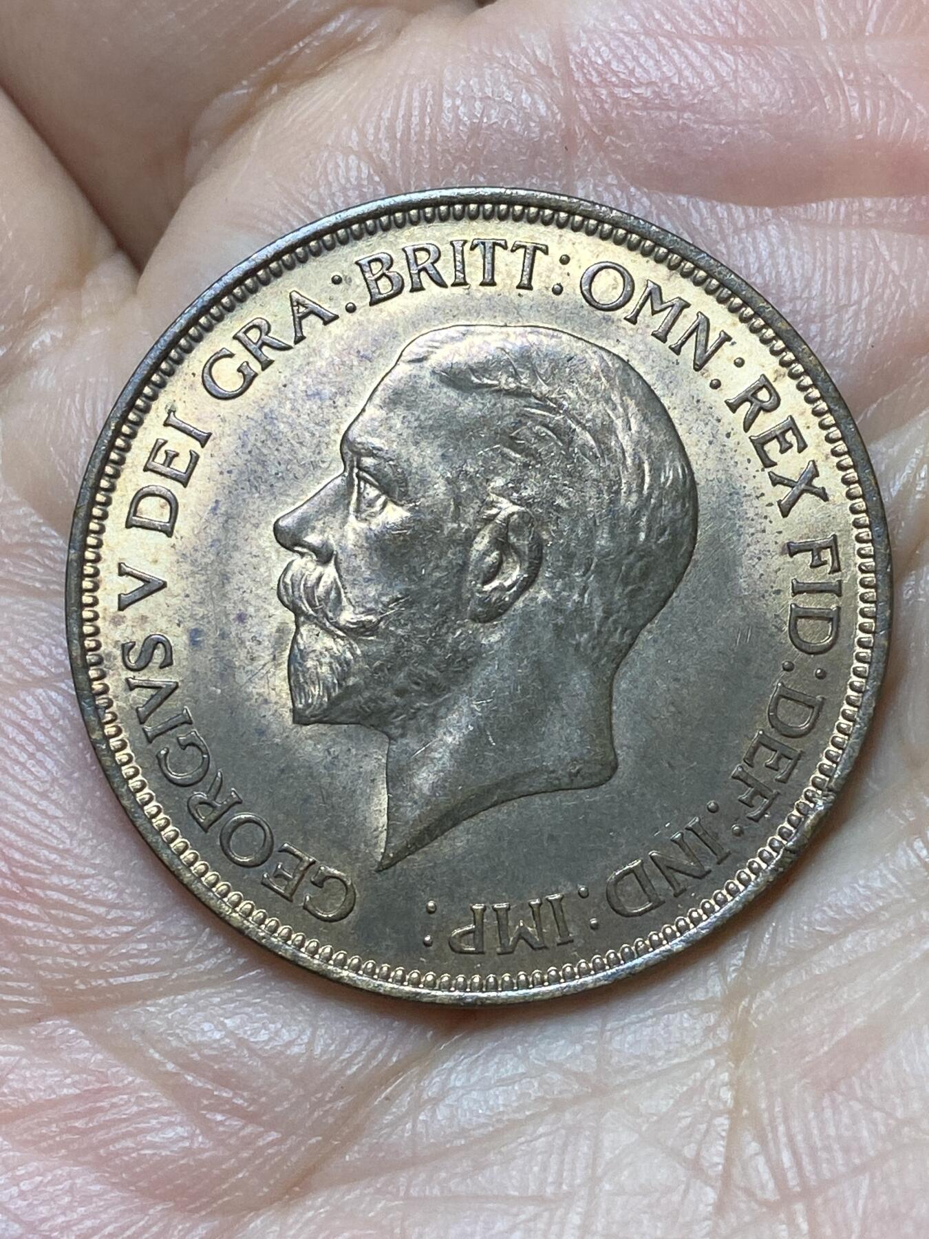 2026年第二十九场(总第一百九十八场）英国一线回流散币新年初九特拍场第一场(免佣金) 原光好品–英国🇬🇧1936年1便士(乔治五世逝世年，第三版关门年)