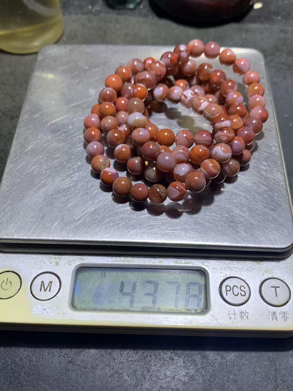 精美川料南红玛瑙108手串一条，，