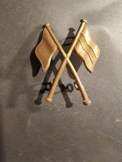 老王徽章第183期 - 英国皇家通信团帽徽     一战时期