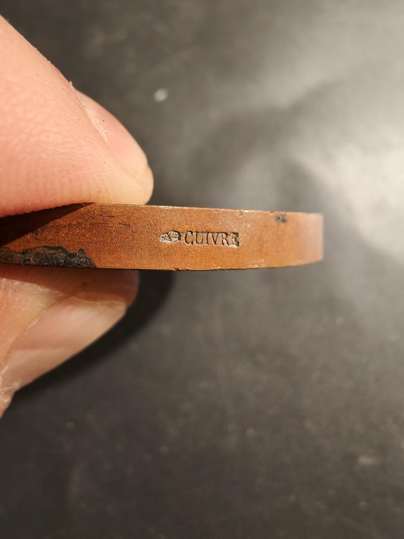 老王徽章第183期 法国1895年《小日报》“智力竞赛与问题大奖赛”大铜章      直径58mm    重量102.1g