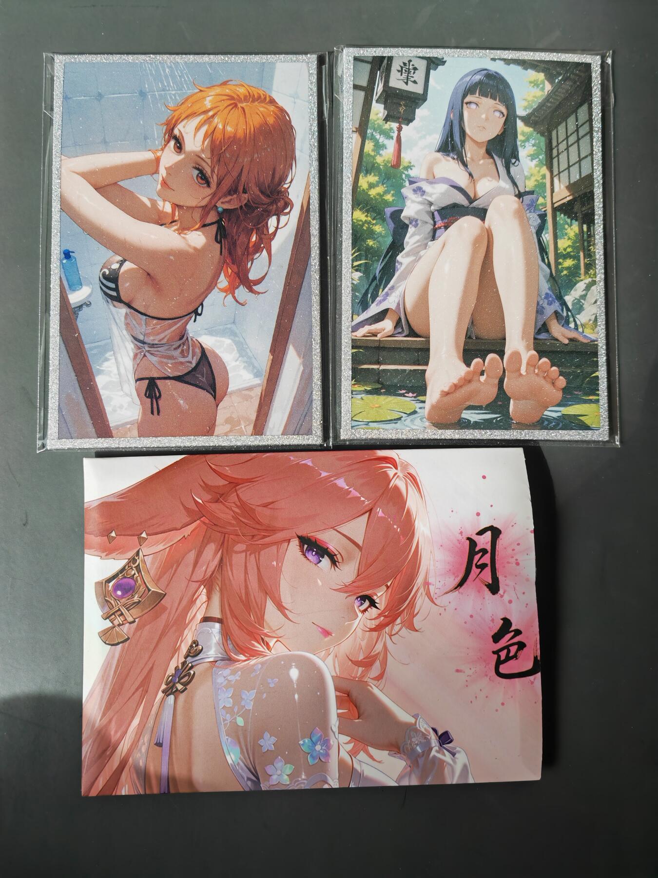 阳大大卡牌拍卖第101期（持续收拍品，周六晚上九点截拍，进群福利早知道） 【A5色纸】蜜卡社 色纸2张 非常精美