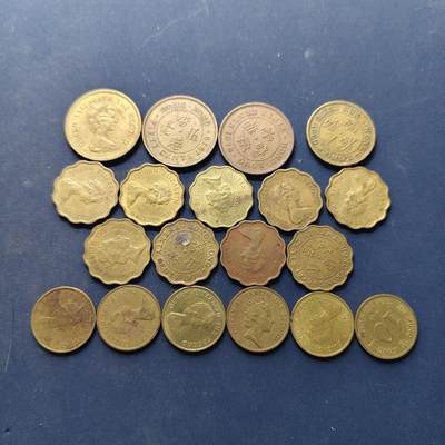 【全场包邮】纯粹捡漏拍504场-更新中 - 香港各年份散币19枚一组