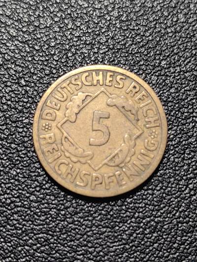 靖甫拍卖第五场 - 德国5芬尼1925