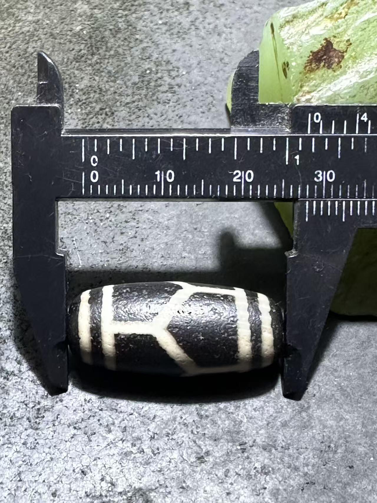 仅此一颗，精品藏传龟甲天珠一颗，