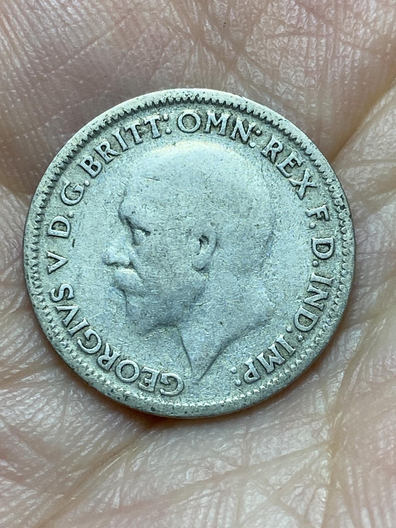 2026年第二十九场(总第一百九十八场）英国一线回流散币新年初九特拍场第一场(免佣金) 英国🇬🇧1933年6便士银币(乔治五世第五版，500银)