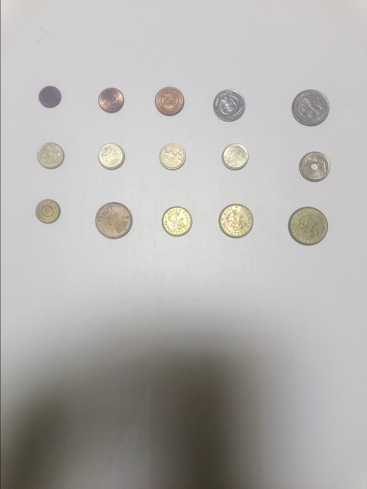 【20260221】非全新纸币和硬币第338场 欧洲国家15枚硬币