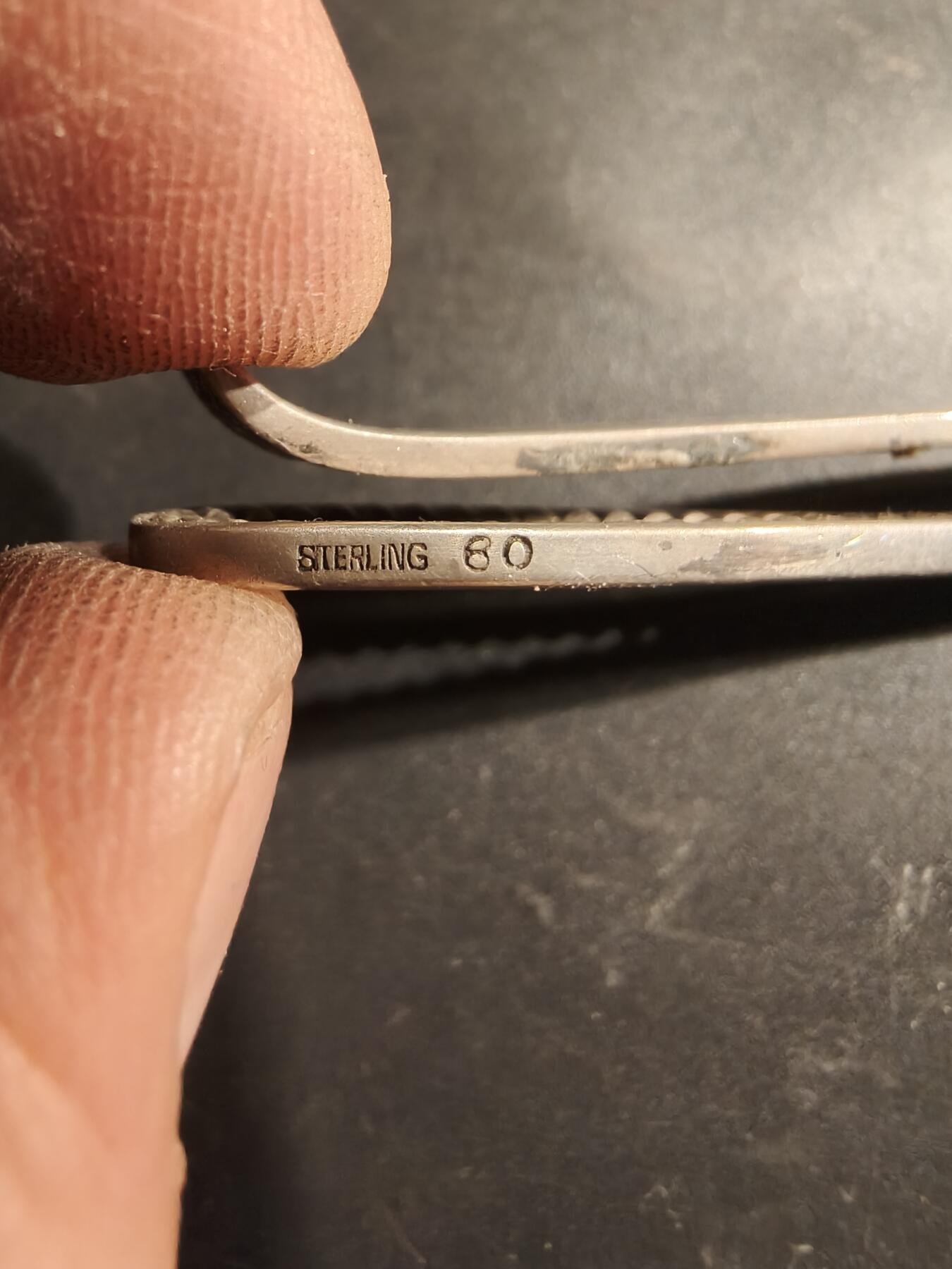 老王徽章第183期 丹麦银夹子      925银     8.1g      