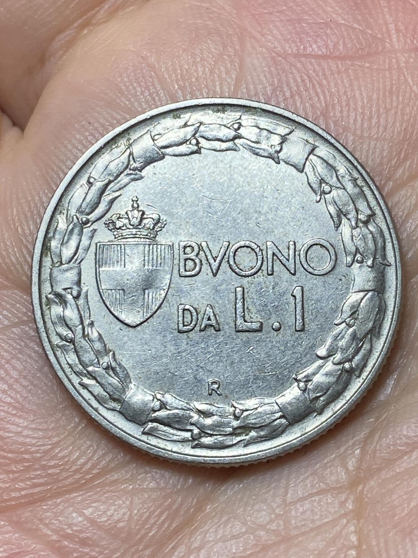 2026年第二十九场(总第一百九十八场）英国一线回流散币新年初九特拍场第一场(免佣金) 意大利王国1923年1里拉(维托里奥·埃马努埃莱三世第三套)