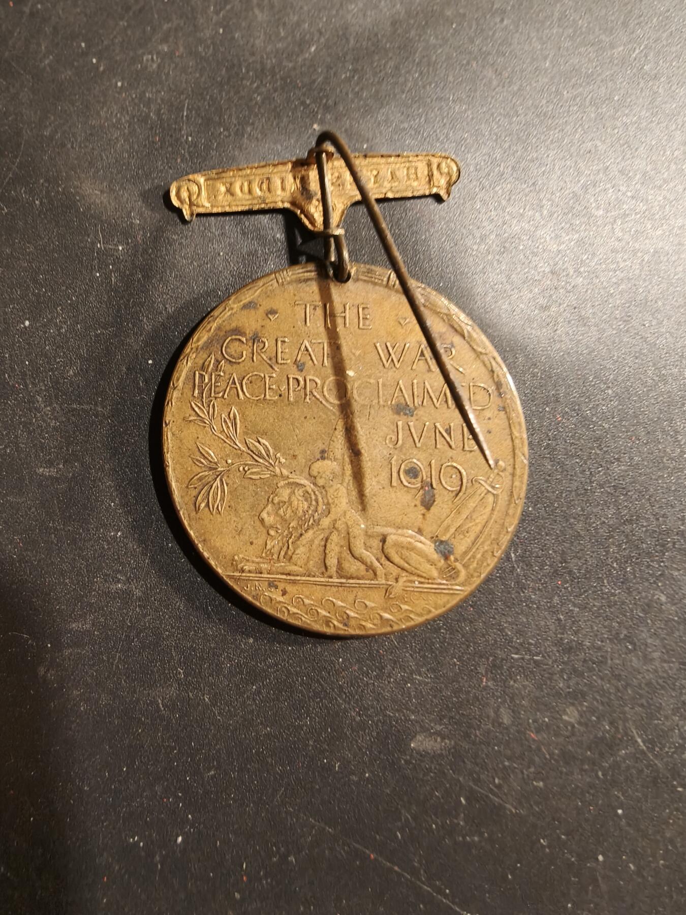 老王徽章第183期 英国一战和平纪念章
