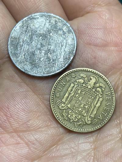 2026年第二十八场(总第一百九十七场）新春初七特拍场(佣金3%最低1元) - 西班牙🇪🇸1953年10分、1比塞塔(弗朗哥执政时期)