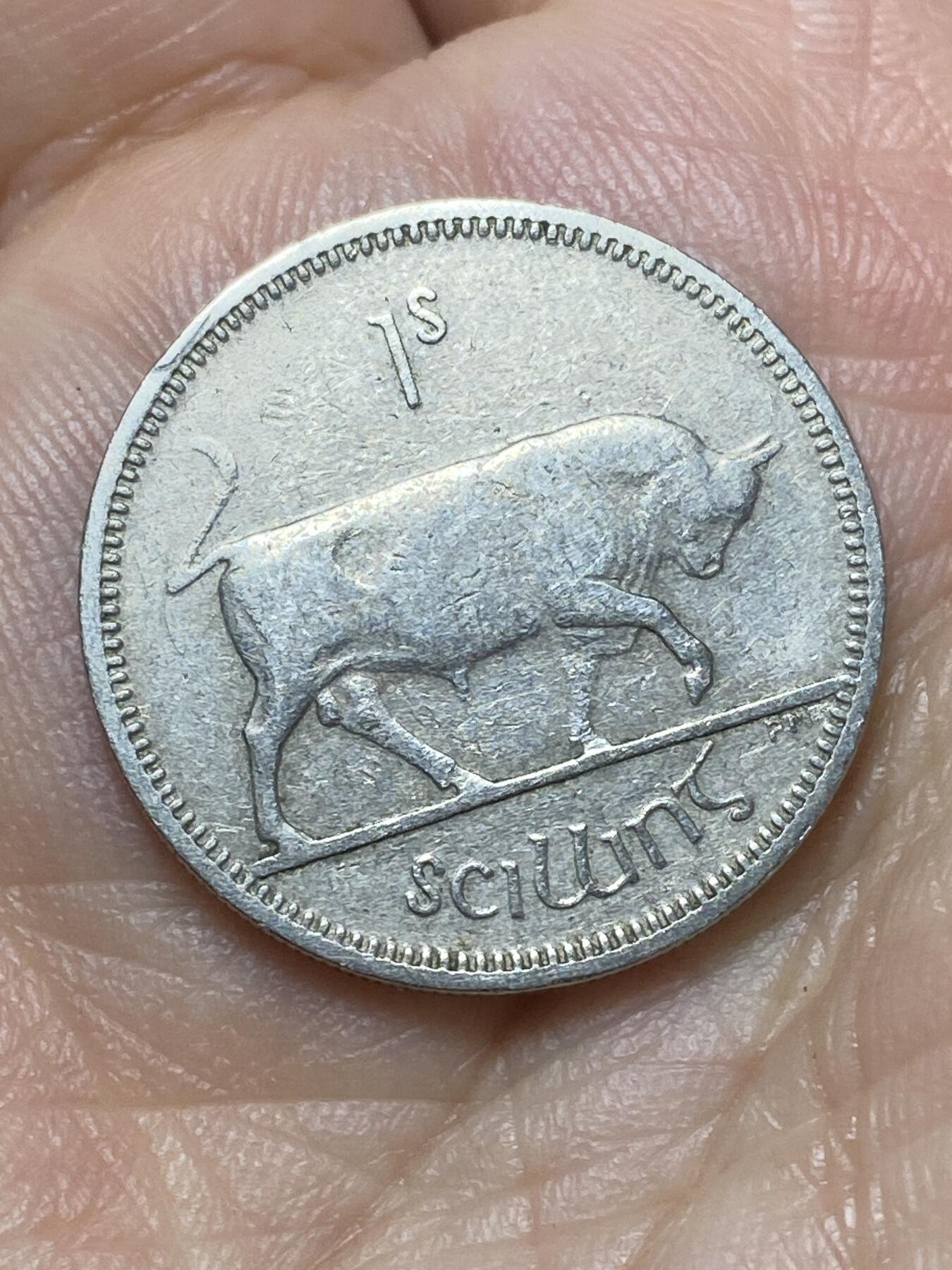 2026年第二十九场(总第一百九十八场）英国一线回流散币新年初九特拍场第一场(免佣金) 爱尔兰🇮🇪1959年1先令(共和国时期第一套第二版)