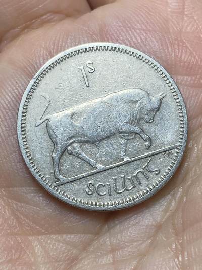 2026年第二十九场(总第一百九十八场）英国一线回流散币新年初九特拍场第一场(免佣金) - 爱尔兰🇮🇪1959年1先令(共和国时期第一套第二版)