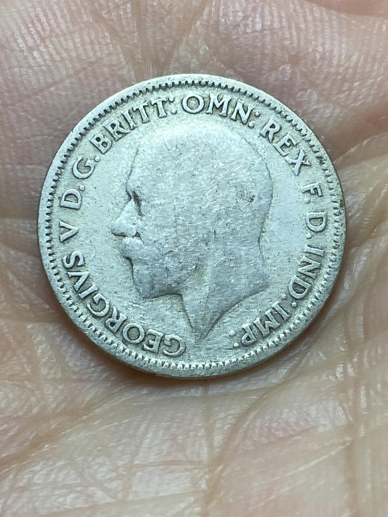 2026年第二十九场(总第一百九十八场）英国一线回流散币新年初九特拍场第一场(免佣金) 英国🇬🇧1935年6便士银币(乔治五世第五版，500银)