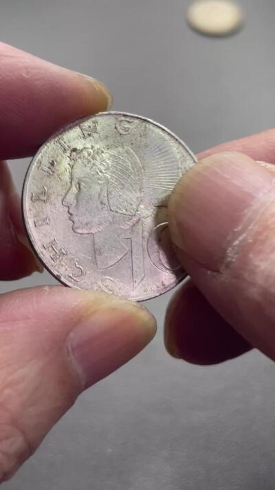 回流0218 新春快乐，马年大吉！ 奥地利1966年10先令“瓦豪女士”银币 银价7.5*64%*20=96元