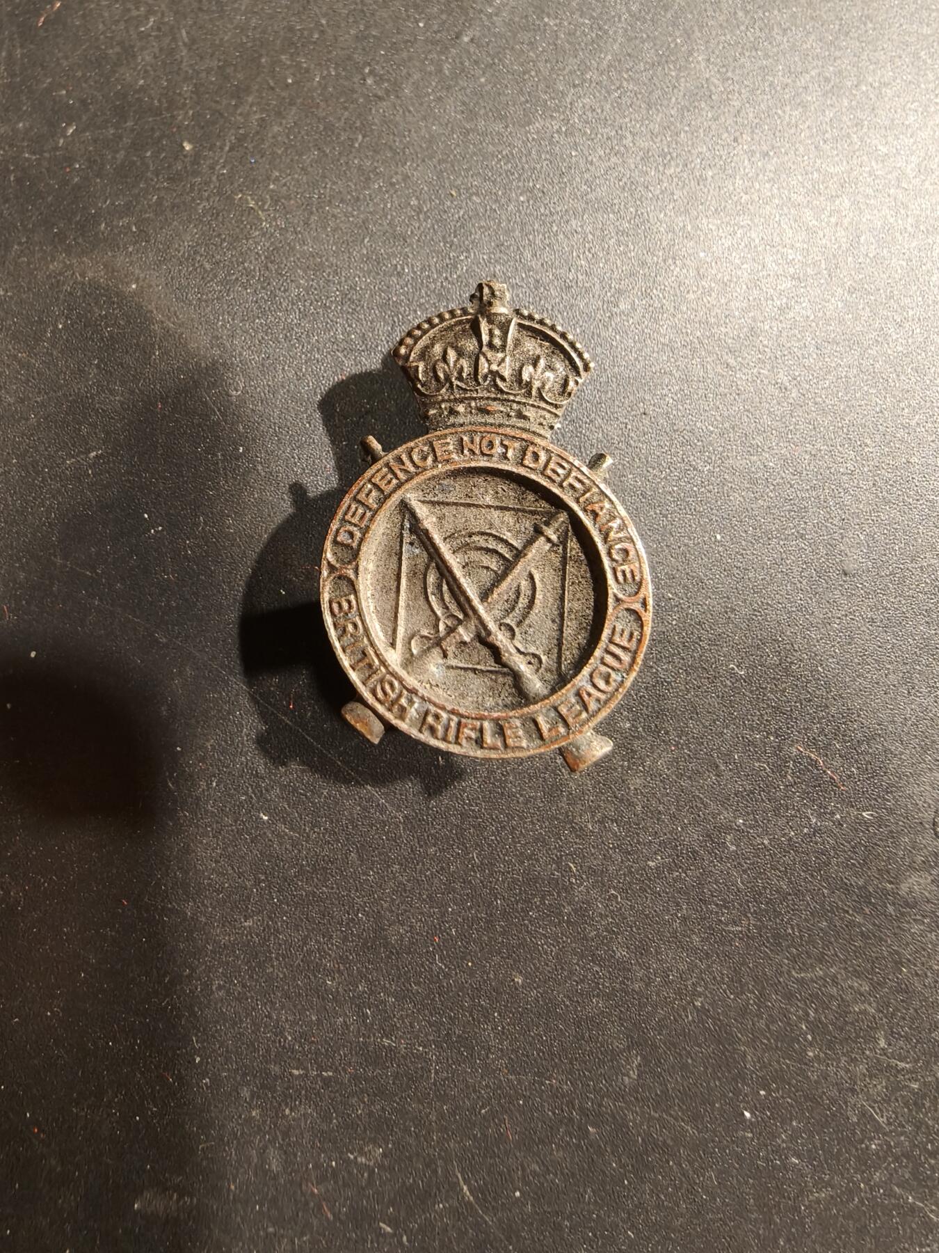 老王徽章第183期 英国步枪射击联盟证章    