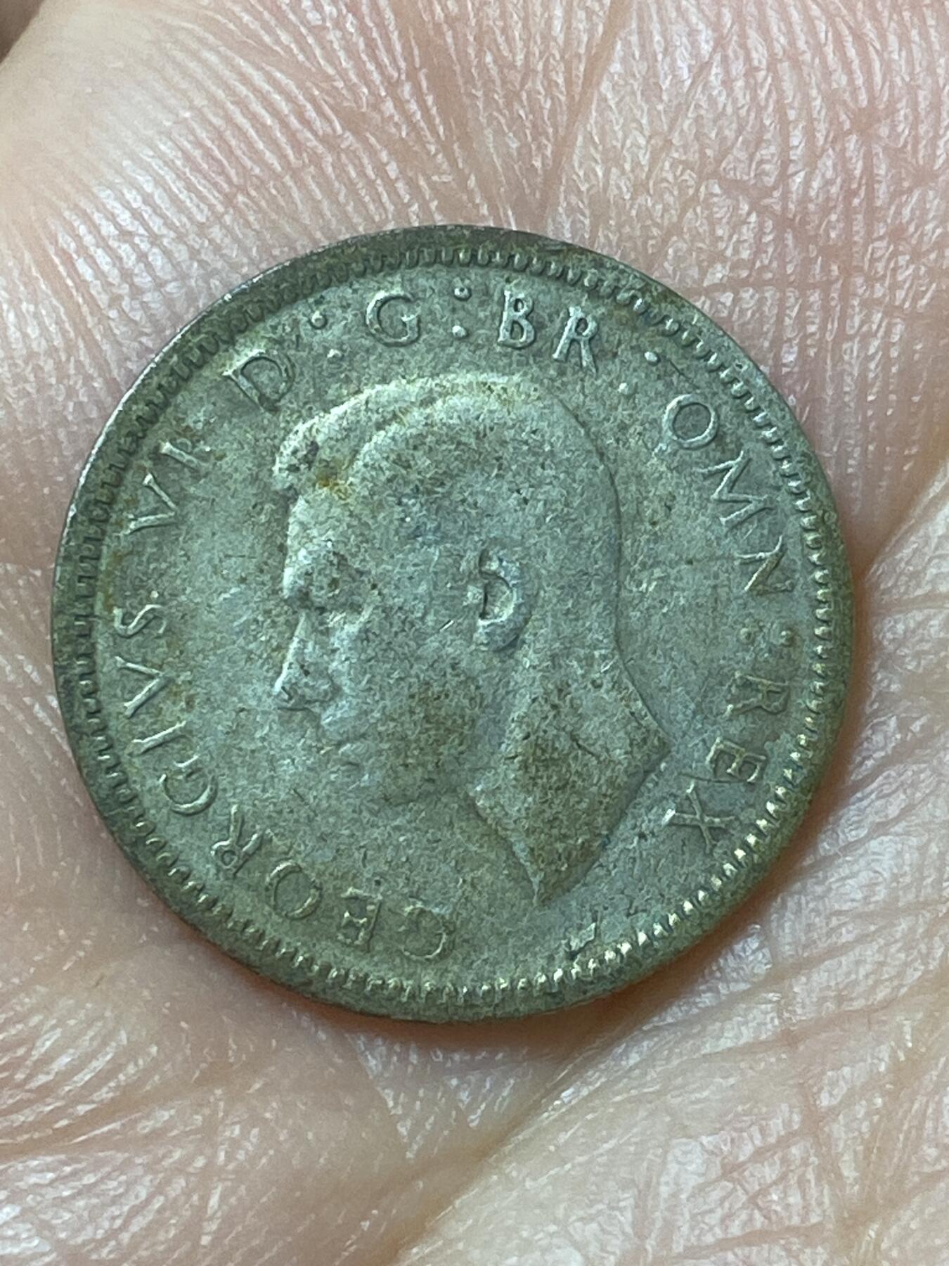 2026年第二十九场(总第一百九十八场）英国一线回流散币新年初九特拍场第一场(免佣金) 英国🇬🇧1946年6便士银币(乔治六世第一版，关门年，500银)