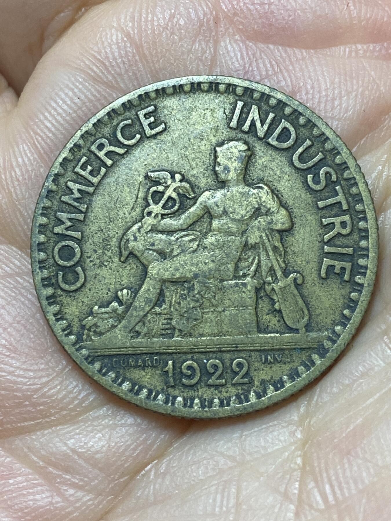 2026年第二十九场(总第一百九十八场）英国一线回流散币新年初九特拍场第一场(免佣金) 法兰西第三共和国1922年2法郎