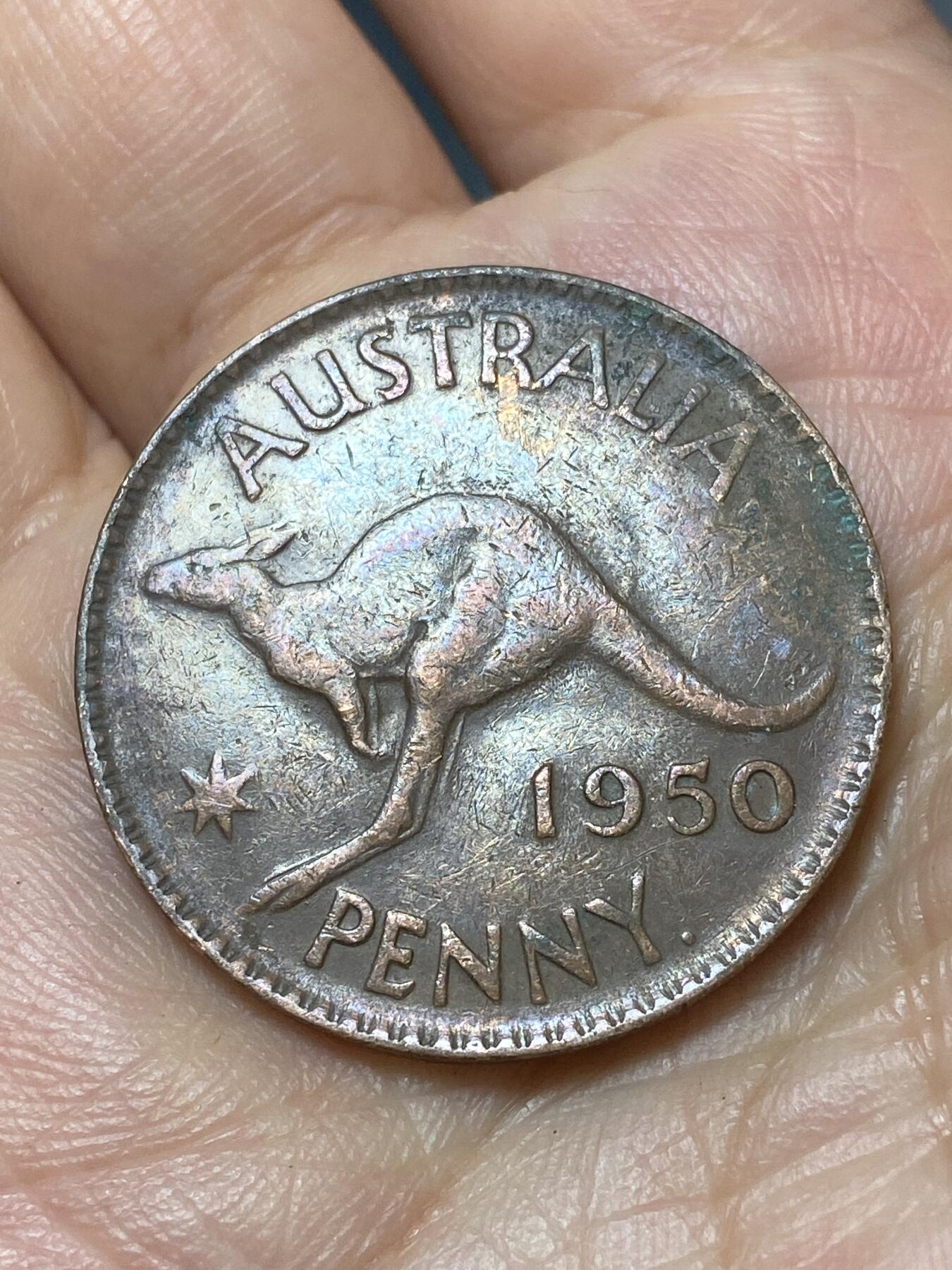 2026年第二十九场(总第一百九十八场）英国一线回流散币新年初九特拍场第一场(免佣金) 少见–澳大利亚🇦🇺1950年1便士(乔治六世第二版，P版珀斯造)