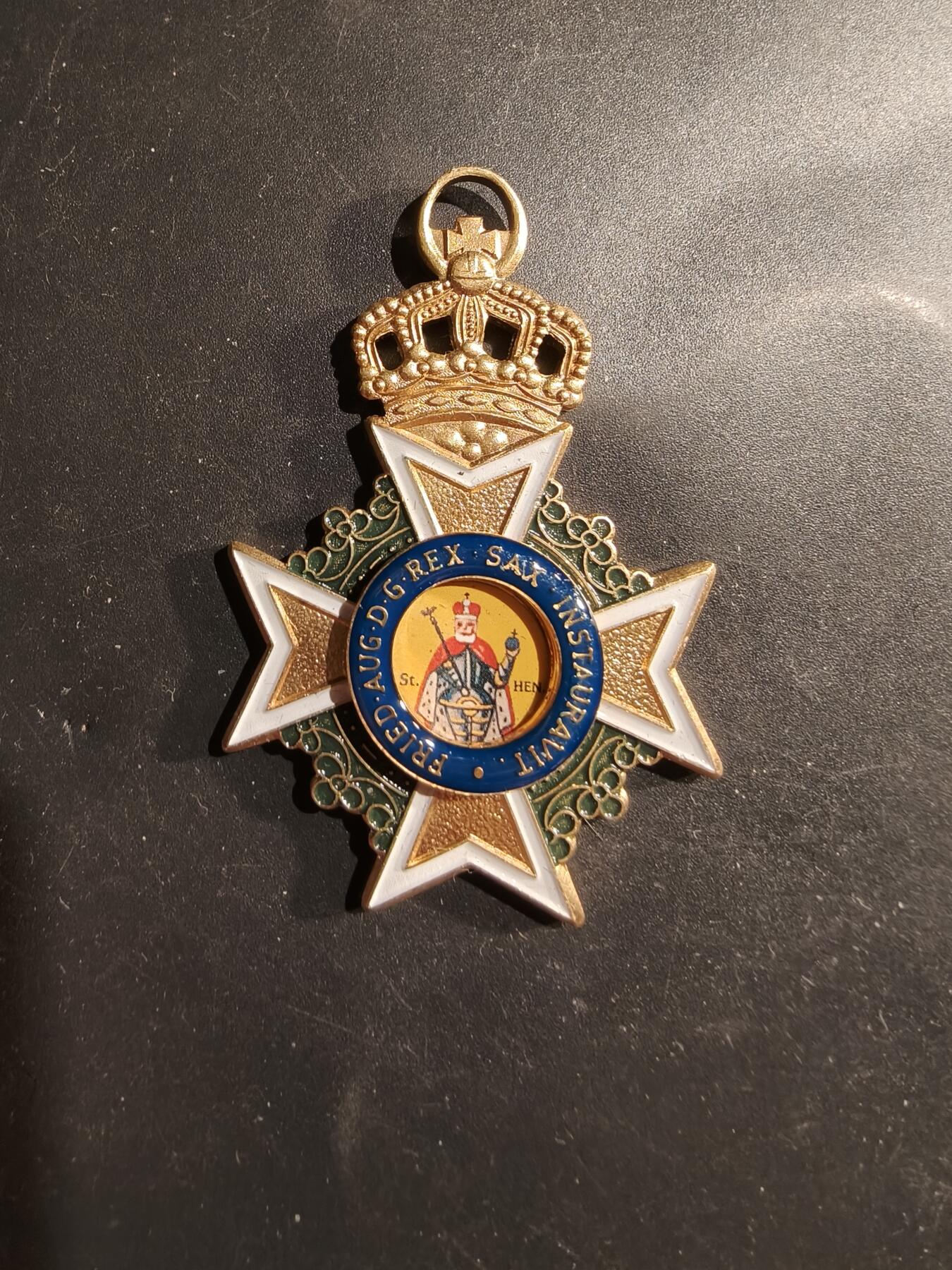 老王徽章第183期 德国萨克森王国圣亨利勋章   拷贝