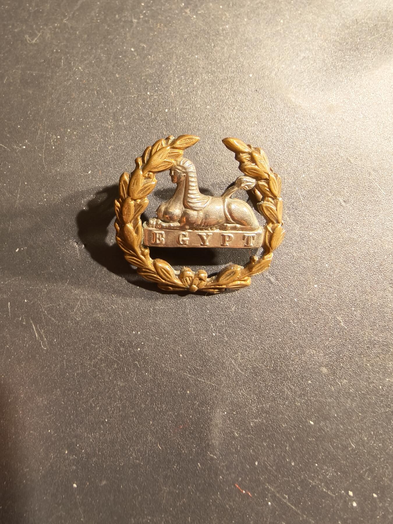 老王徽章第183期 英国格洛斯特郡步兵团领章    一战时期