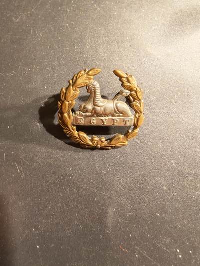 老王徽章第183期 - 英国格洛斯特郡步兵团领章    一战时期