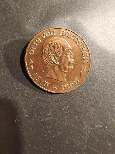 老王徽章第183期 - 德国俾斯麦诞辰150周年纪念章