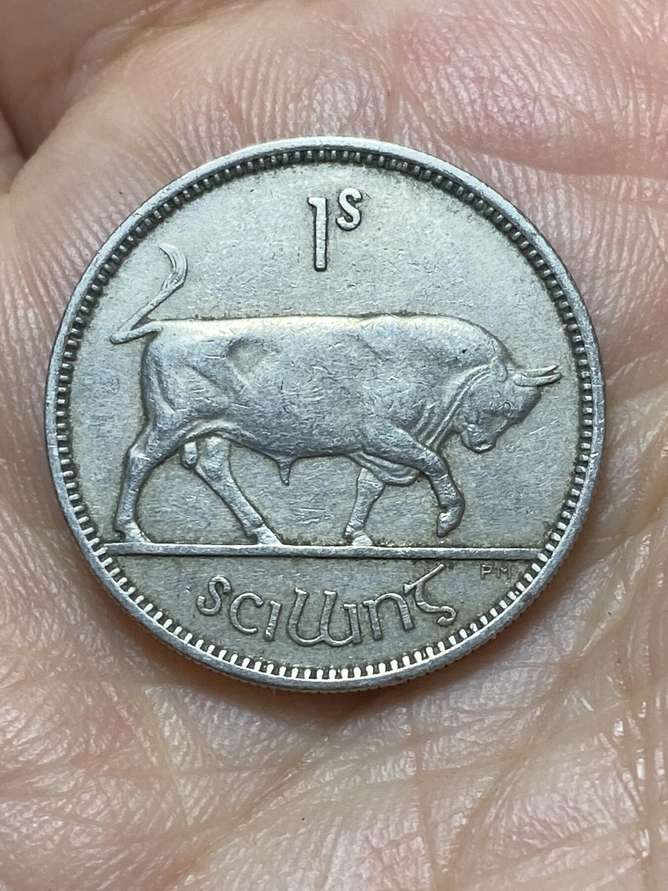 2026年第二十九场(总第一百九十八场）英国一线回流散币新年初九特拍场第一场(免佣金) 爱尔兰🇮🇪1951年1先令(共和国时期第一套第二版)