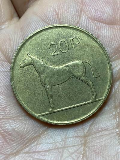 2026年第二十九场(总第一百九十八场）英国一线回流散币新年初九特拍场第一场(免佣金) - 爱尔兰🇮🇪1988年20便士(共和国时期第二套)