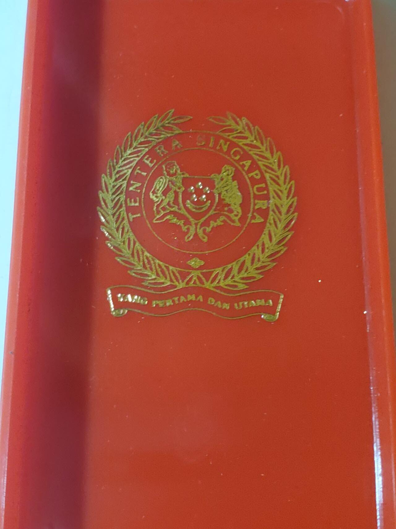 韵星假日军品类拍卖第42期 -- Rimey Holidays Militaria Auction 42 新加坡共和国武装力量优秀服务奖章 早期绒布内衬版本 铜镀金带原盒 少见