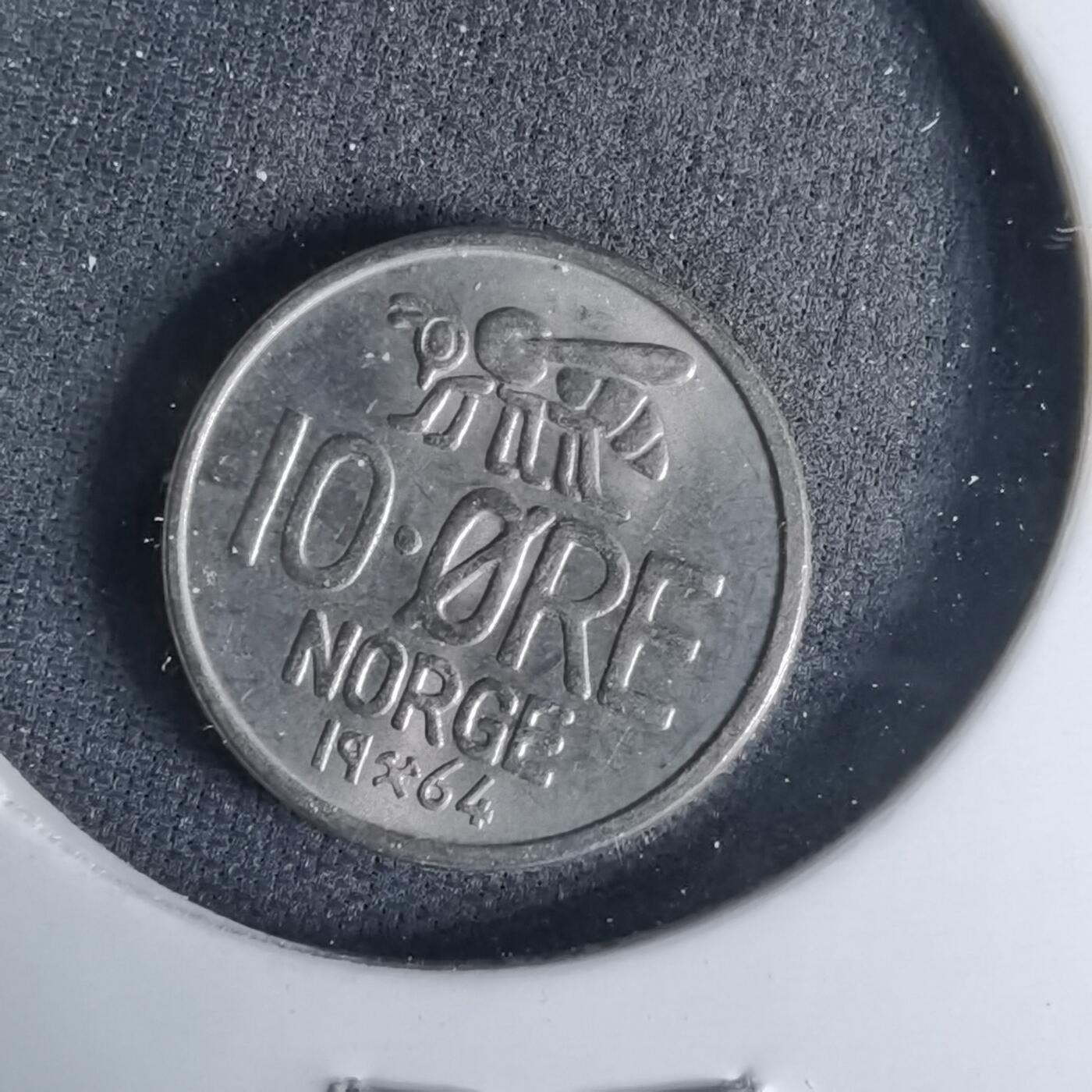 沼泽如烟--第999场 挪威1964年10欧尔