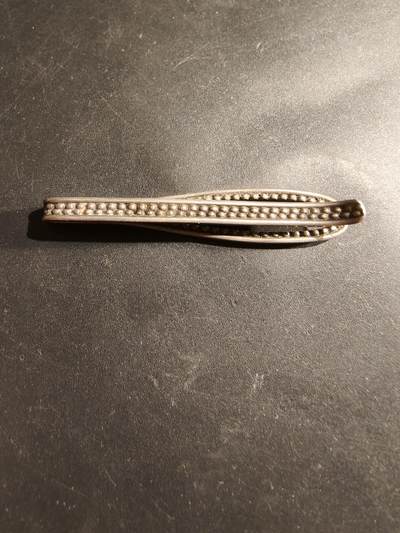 老王徽章第183期 - 丹麦银夹子      925银     8.1g      