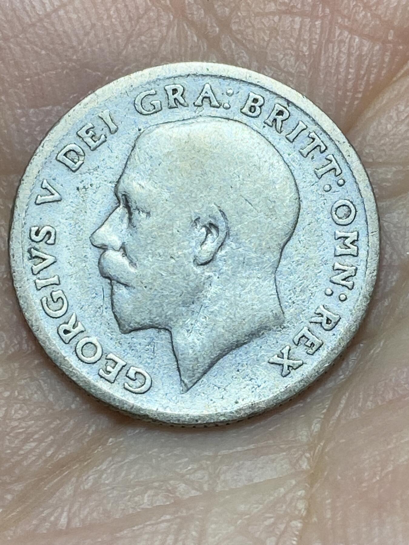 2026年第二十九场(总第一百九十八场）英国一线回流散币新年初九特拍场第一场(免佣金) 英国🇬🇧1924年6便士银币(乔治五世第二版，500银)