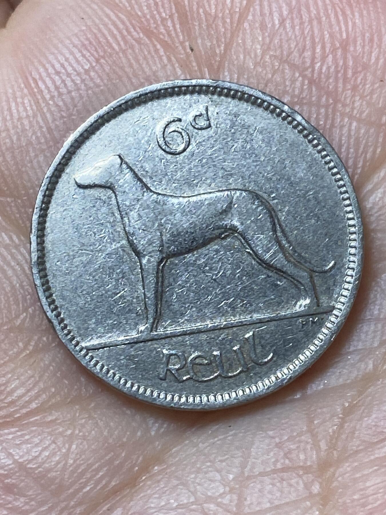 2026年第二十九场(总第一百九十八场）英国一线回流散币新年初九特拍场第一场(免佣金) 少见版本–爱尔兰🇮🇪1939年6便士(共和国时期第一套第一版，纯镍材质版，首发年仅发行2年)