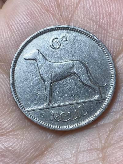 2026年第二十九场(总第一百九十八场）英国一线回流散币新年初九特拍场第一场(免佣金) - 少见版本–爱尔兰🇮🇪1939年6便士(共和国时期第一套第一版，纯镍材质版，首发年仅发行2年)